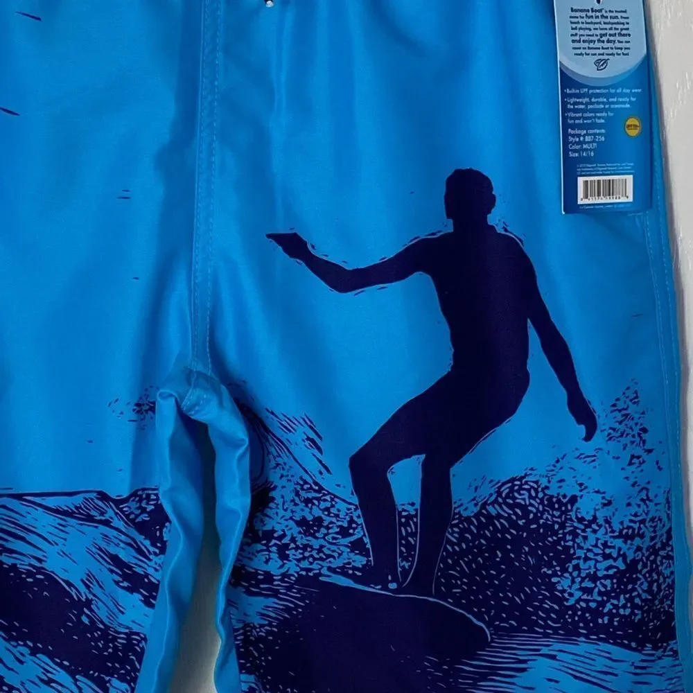 Banana Boat® Boys Size 14/16 Surfer Board Shorts